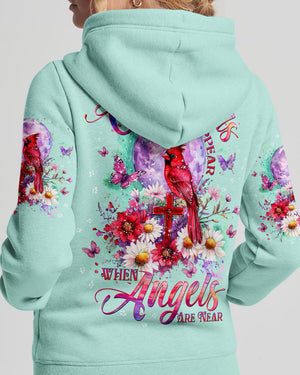 Cardinals Appear When Angels Are Near Women's All Over Print Shirt - Tltw2001252
