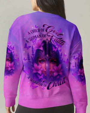 A Child Of God A Woman Of Faith Warrior Women's All Over Print Shirt - Tltw2107253