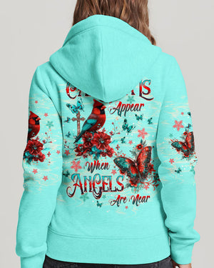 When Cardinals Appear Angels Are Near Women's All Over Print Shirt - Tltw2110243