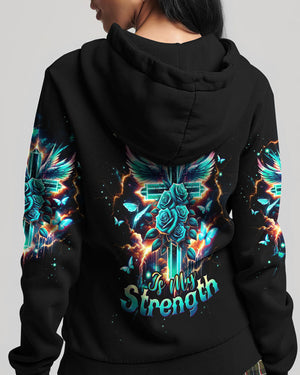The Joy Of The Lord Cross Wings Women's All Over Print Shirt - Tltw2301244