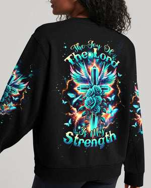 The Joy Of The Lord Cross Wings Women's All Over Print Shirt - Tltw2301244
