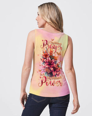 A Day Without Prayer Is A Day Without Power Lilies Women's All Over Print Shirt - Tltw2304245