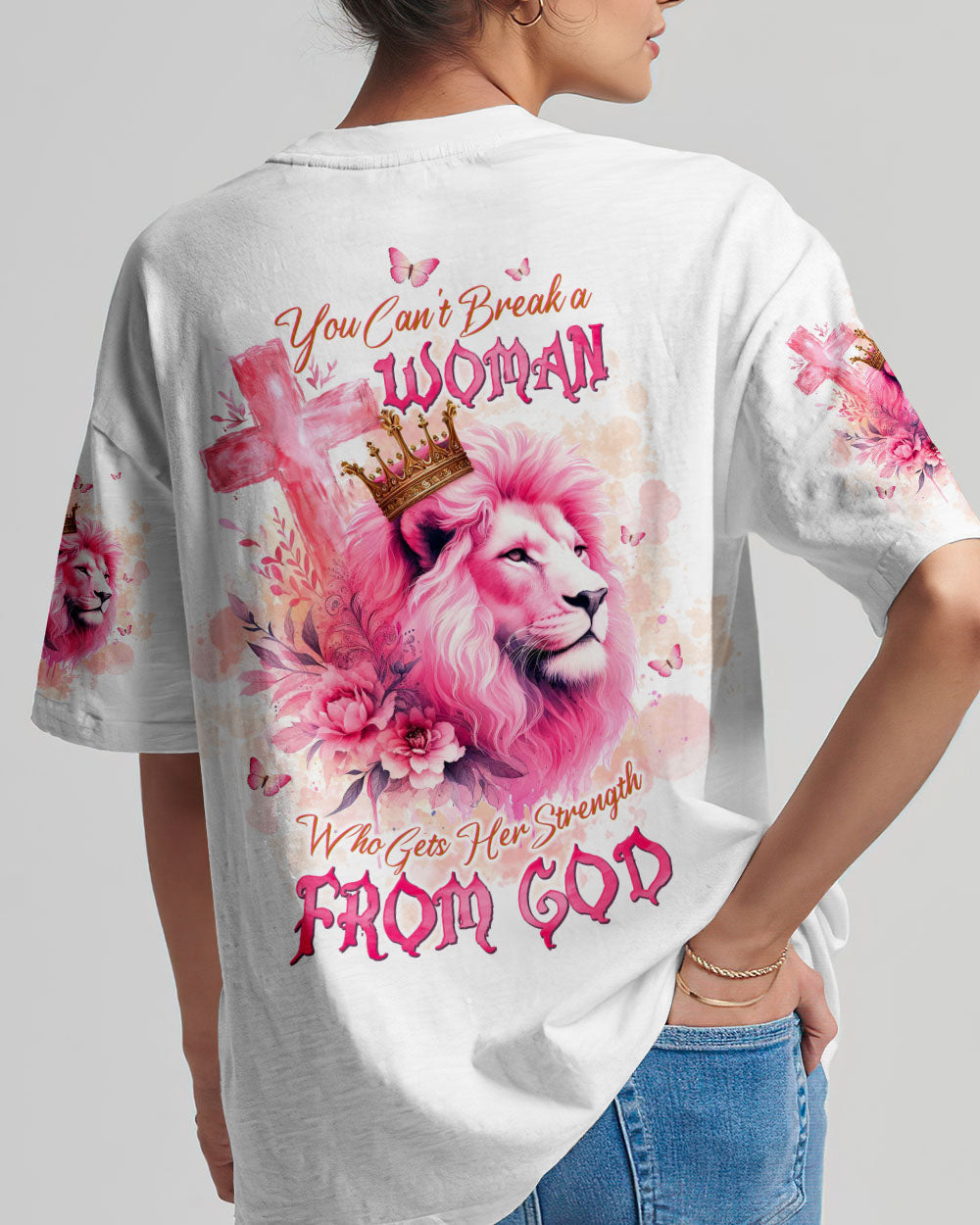 You Can't Break A Woman Warrior Women's All Over Print Shirt - Tltw2406244