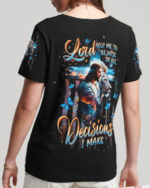 Lord Help Me To Be Wise Women's All Over Print Shirt - Tltw2406254