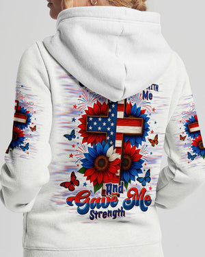 Lord Stood With Me Sunflower Cross Women's All Over Print Shirt - Tltw2705252