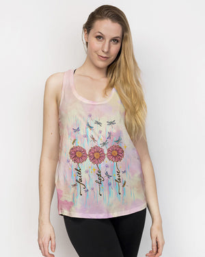Faith Hope Love Women's All Over Print Shirt - Tltw2802254