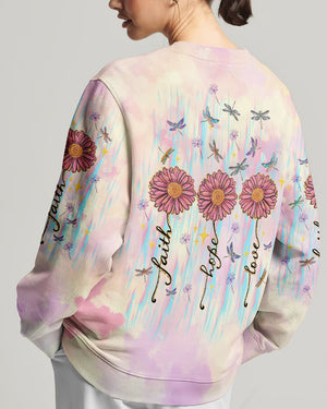 Faith Hope Love Women's All Over Print Shirt - Tltw2802254