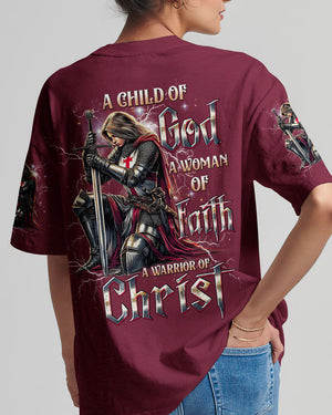 A Child Of God A Woman Of Faith Women's All Over Print Shirt - Tltw2811241