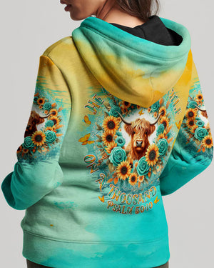 He Owns The Cattle On A Thousand Hills Cow Women's All Over Print Shirt - Tltw3007243