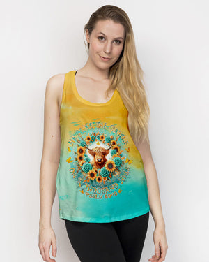 He Owns The Cattle On A Thousand Hills Cow Women's All Over Print Shirt - Tltw3007243