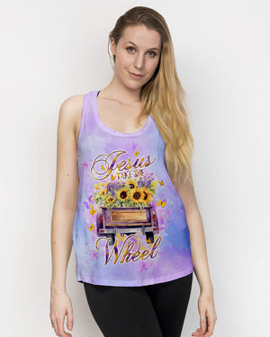 Jesus Take The Wheel Women's All Over Print Shirt - Tltw3107244