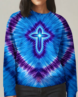 Cross Tie Dye Women's All Over Print Shirt - Tltw3112252