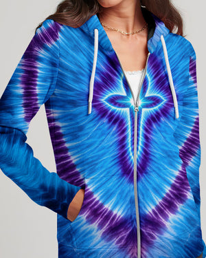 Cross Tie Dye Women's All Over Print Shirt - Tltw3112252