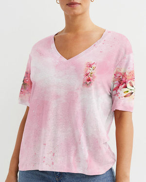 God Says You Are Lilies Women's All Over Print Shirt - Ty0811241
