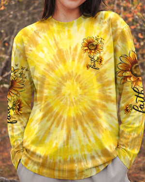 Faith Sunflower Women's All Over Print Shirt - Ty1104261