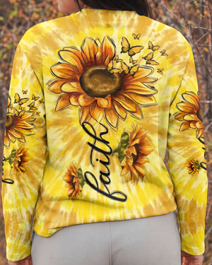 Faith Sunflower Women's All Over Print Shirt - Ty1104261
