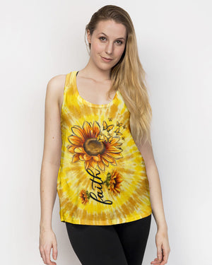 Faith Sunflower Women's All Over Print Shirt - Ty1104261