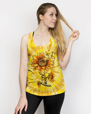Faith Sunflower Women's All Over Print Shirt - Ty1104261