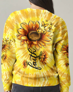 Faith Sunflower Women's All Over Print Shirt - Ty1104261