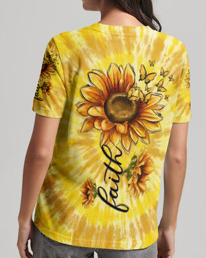 Faith Sunflower Women's All Over Print Shirt - Ty1104261