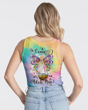 Oh Come Let Us Adore Him Women's All Over Print Shirt - Ty1511243