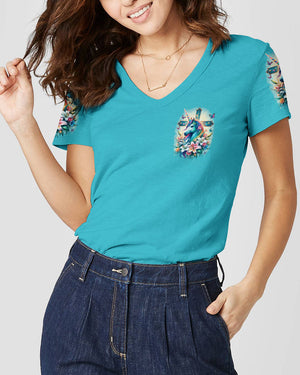 Runs On Jesus And Unicorns Women's All Over Print Shirt - Ty1912231