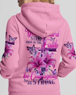 Stand Firm In Your Faith Women's All Over Print Shirt - Tyhi0207241