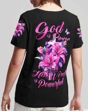 God Is Power Women's All Over Print Shirt - Tyhi1603241