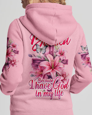 I Am Blessed Because I Have God In My Life Women's All Over Print Shirt - Tyhi2504242