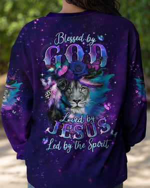 Blessed By God Lion Women's All Over Print Shirt - Tyln0403262