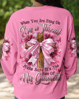 The Hem Of His Garment Breast Cancer Awareness Women's All Over Print Shirt - Tyln0707261