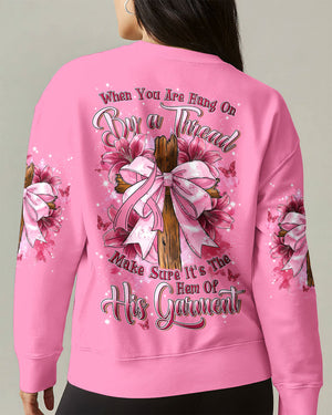 The Hem Of His Garment Breast Cancer Awareness Women's All Over Print Shirt - Tyln0707261
