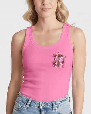 The Hem Of His Garment Breast Cancer Awareness Women's All Over Print Shirt - Tyln0707261