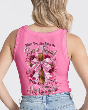 The Hem Of His Garment Breast Cancer Awareness Women's All Over Print Shirt - Tyln0707261