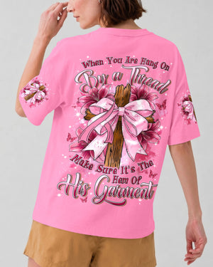 The Hem Of His Garment Breast Cancer Awareness Women's All Over Print Shirt - Tyln0707261