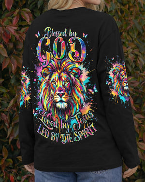 Blessed By God Lion Women's All Over Print Shirt - Tyln0907261