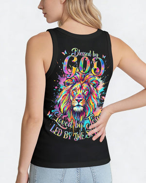 Blessed By God Lion Women's All Over Print Shirt - Tyln0907261