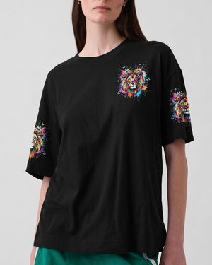 Blessed By God Lion Women's All Over Print Shirt - Tyln0907261