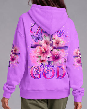 I Am Nothing Without God Women's All Over Print Shirt - Tyln2007261