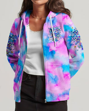 With God All Things Are Possible Cross Butterflies Women's All Over Print Shirt - Tyln2406263