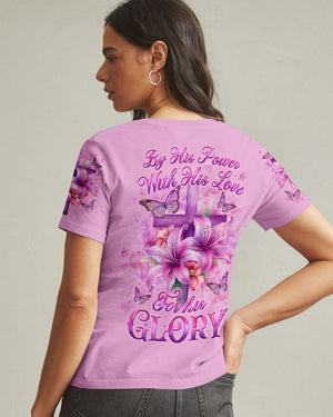 For His Glory Women's All Over Print Shirt - Tylt1111243