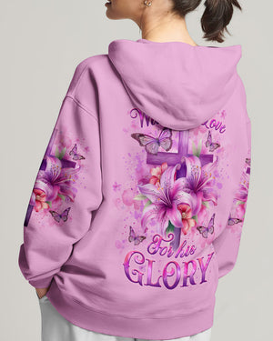 For His Glory Women's All Over Print Shirt - Tylt1111243