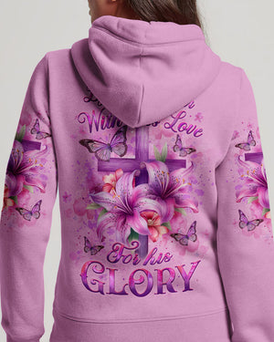 For His Glory Women's All Over Print Shirt - Tylt1111243