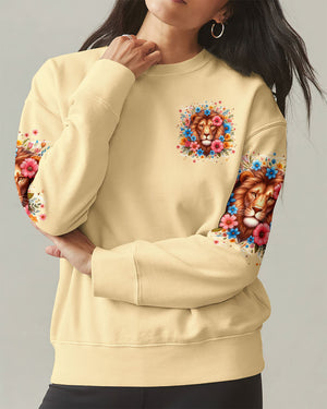 Blessed By God Lion Women's All Over Print Shirt - Typq0403261
