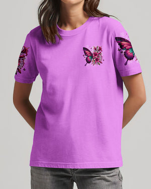 Blessed By God Butterfly Women's All Over Print Shirt - Typq0612251