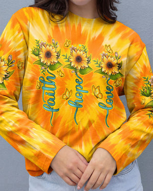 Faith Hope Love Women's All Over Print Shirt - Typq1105262