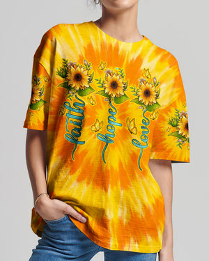 Faith Hope Love Women's All Over Print Shirt - Typq1105262