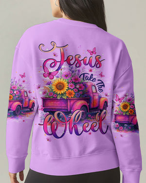 Jesus Take The Wheel Women's All Over Print Shirt - Typq1806253