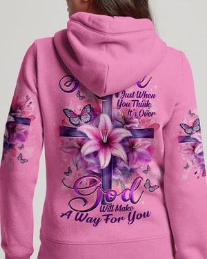 God Will Make A Way For You Women's All Over Print Shirt - Typq2309252