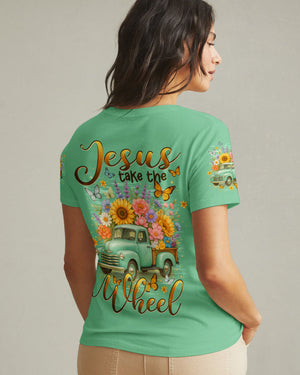 Jesus Take The Wheel Women's All Over Print Shirt - Typq2310252